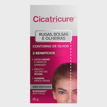 Imagem de Creme cicatricure contorno de olhos rugas bolsas E olheiras 15G