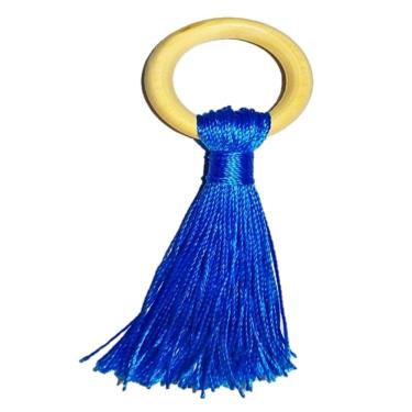 Imagem de Porta-Guardanapo tipo Pingente com Argola Cor:Azul Turquesa