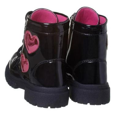 Imagem de Bota Infantil Feminina Coturno Menina Bloguerinha Coração - BEAKID, Pr