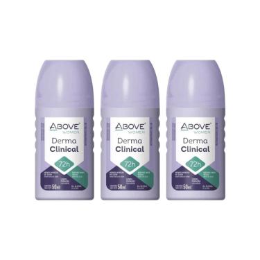 Imagem de Desodorante Roll-On Above Women Dermaclin 50Ml - Kit C/3Un