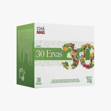 Imagem de Chá misto 30 ervas 30 sachês chá mais