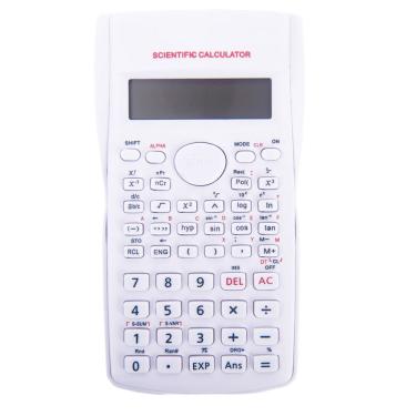 Imagem de Calculadora Científica 12 Dígitos 2 Linhas 240 Funções Portátil Com Capa Protetora Escritório Escola Engenharia Multifunção Ferramenta Calculadora de