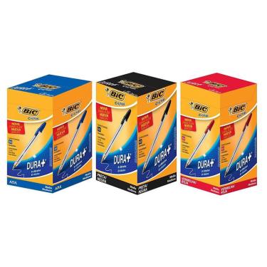 Imagem de Kit Caixa de Caneta Esferográfica Cristal 1.0mm 150 Unidades 3 Cores - Bic