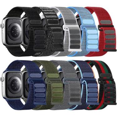 Imagem de Pulseira Solo Loop de Nylon Lenrao 44mm para Apple Watch
