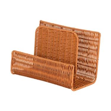 Imagem de Fenteer Livro da mesa BookEnd Bookshelf Display Stand Book Shelf Decorative Tecida Revista Rack Organizador para Office Workspace Farmhouse Mail, 30cmx18cmx20.5cm