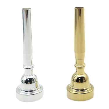 Imagem de menolana 2pcs 3c trompete bocal de trompete define a substituição de acessórios de trompete resistente Bocalista do instrumento para iniciantes