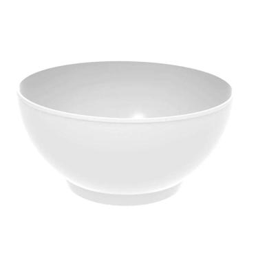 Imagem de 48 Travessas Redondas Crippa Tigelas Brancas Sobremesa Salada Restaurante Buffet