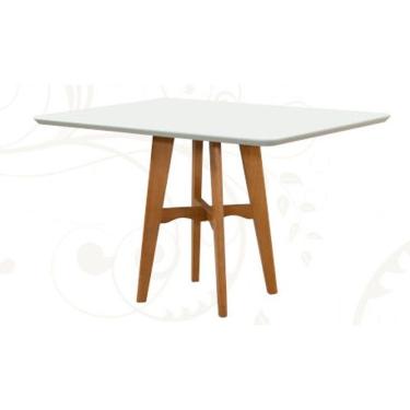 Imagem de Mesa de Jantar Base de Madeira - Milão-1,20x0,80m- Art Salas