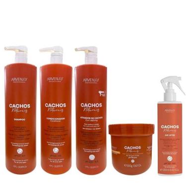 Imagem de Kit Arvensis Professional Cachos Naturais - Shampoo 1L + Condicionador