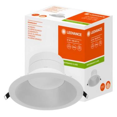 Imagem de Luminaria Led Redonda Embutir Downlight 21W 80 Ledvance, Branco, Quent