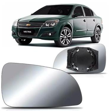 Imagem de Lente Retrovisor Com Base Chevrolet Vectra 2006 A 2010 - Blawer