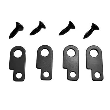 Imagem de menolana Kit de montagem do pedal de efeitos de guitarra Direct Substitua Fácil de instalar efeitos de Pedal Board Hardware de acessórios de metal resistente, Preto