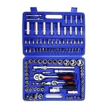 Imagem de Jogo Soquetes 108 Peças E Ponteiras Encaixe 1/4 E 1/2 - Sa, Songle, Na