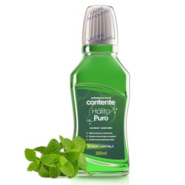 Imagem de ORGÂNICO NATURAL Antisséptico Bucal Contente Hálito Puro - Sem Flúor e Sem Álcool - Com Xilitol - Vegano - 250ml