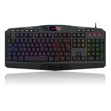Imagem de TECLADO MEMBRANA GAMER HARPE 2 RGB PRETO