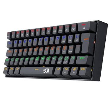 Imagem de Teclado Gamer Mecânico Redragon Daksa TKL RGB Switch Red Preto - K576R-1