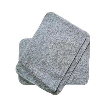 Imagem de Tapete Peludo Kit com 2 PEÇAS 40 x 60 cm (Cinza Claro)