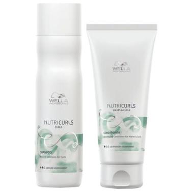 Imagem de Wella NutriCurls Shampoo 250ml e Condicionador 200ml