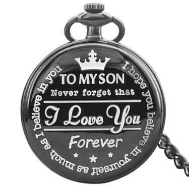 Imagem de MINILUJIA Relógio de bolso masculino personalizado com corrente engrenagem oca relógio de bolso feminino requintado gravado atrás relógio de quartzo esqueleto vintage + caixa de presente, Cor 2, moda