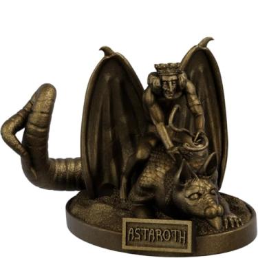 Imagem de Estátua Imagem Astaroth - Ars Goetia (Cor Ouro Velho)