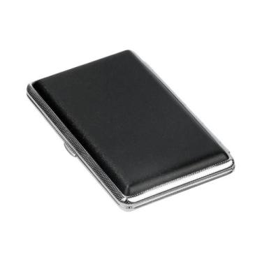 Imagem de Estojo De Couro Unissex Para 12-20 Cigarros, Caixa De Bolso Para Fumar