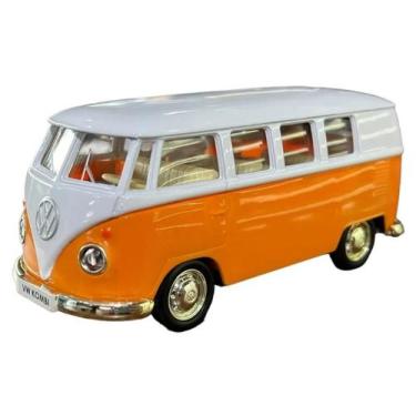 Imagem de Vw Kombi Nacional metal 1962 Rmz 1:32 Laranja