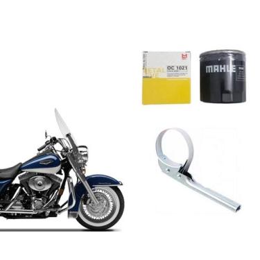 Imagem de Combo Filtro Óleo Metal Leve Mahle Oc1021 Davidson 883 1200 Sportster 