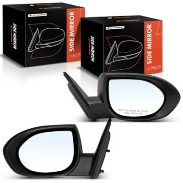 Imagem de A-Premium Par (2) Espelho retrovisor elétrico do lado do motorista e do passageiro - Compatível com Mazda 6 2009 2010 2011 2012 2013 - Espelho retrovisor externo externo preto não aquecido não