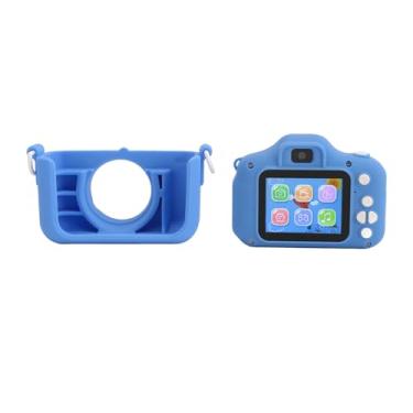Imagem de aqxreight Câmera de Câmera Kids Toys Multifuncionais Cartoon de Alta Resolução de 2,0 Polegadas Música de Tela Multi -filtros Câmera de Vídeo Digital Infantil para Crianças de 3? (Azul)