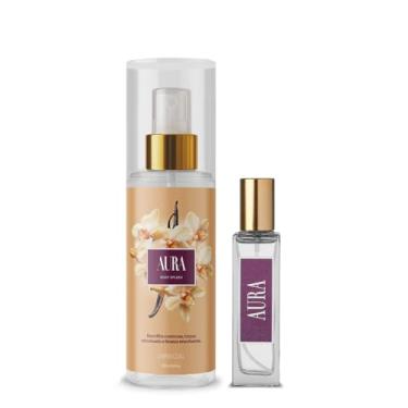 Imagem de Kit Aura Perfume 30ml+ Body Splash 200ml by Primacial - Fragrância Floral com Notas de Baunilha