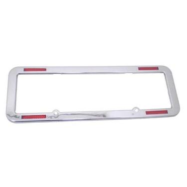 Imagem de Moldura Placa Cromado Olho Gato Par - Php