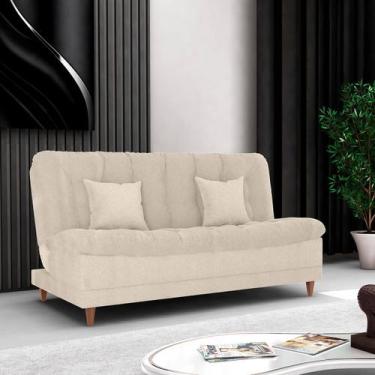 Imagem de Sofá Cama Dora 2 Lugares Para Sala de Visitas - Matrix, Bouclé Oliva