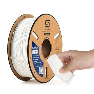 Imagem de Filamento 3D Flex TPU Air White 1kg - 65A-82A, material de impressão 3D flexível de espuma ativa leve (1 kg, branco)