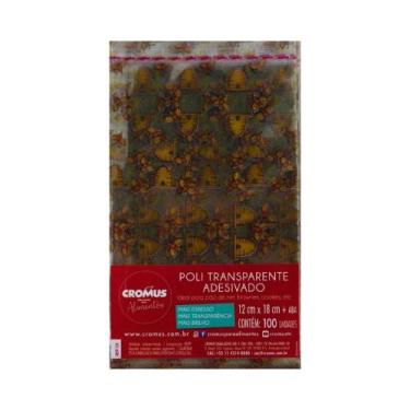 Imagem de Saco Adesivado com Aba 12 x 18 Doce Mel 100 unidades - CROMUS EMBALAGE