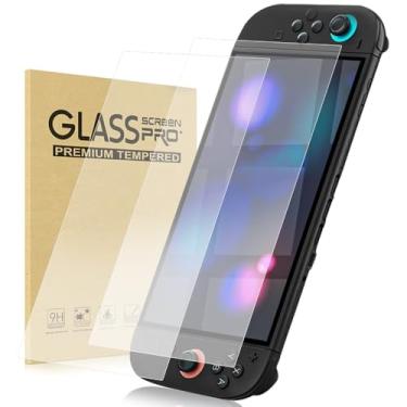 Imagem de AFUNTA Protetores de tela para Nintendo Switch2 20.1 cm 2025 pacote com 2 acessórios de película protetora de vidro temperado anti-riscos