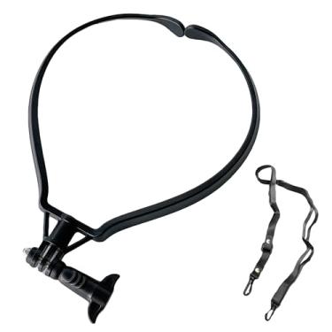 Imagem de ThtRht Suporte de pescoço para GoPro 13 12 Hero 11 10 9 8 7 Insta360 DJI Osmo Action Acessórios de câmera de ação de silicone