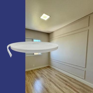Imagem de Boiserie Moldura Rodameio Autocolante Flexível Sirius 2,4cmx1cm - 15 M