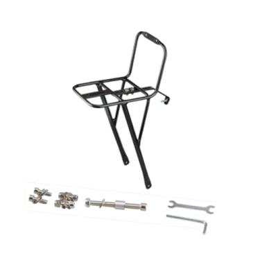 Imagem de Dynwave Suporte frontal para bicicleta, suporte frontal para bicicleta, liga de alumínio, cesto de carga, prateleira para bagagem para bicicleta de estrada e