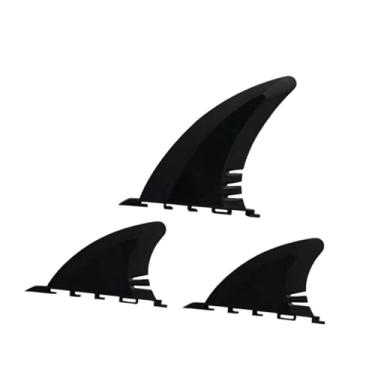 Imagem de Dynwave Conjunto de 3 Quilhas de PVC para Prancha de Surfe, Montagem Simples, Peças de Reposição, Ajuste Universal