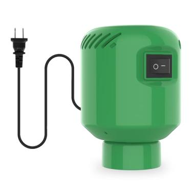 Imagem de BAMCOO Bomba elétrica para sacos de armazenamento a vácuo, bomba de vácuo de viagem para vários sacos de vedação a vácuo, bomba de ar portátil para compressão, cobertor, bagagem, verde (bolsa de