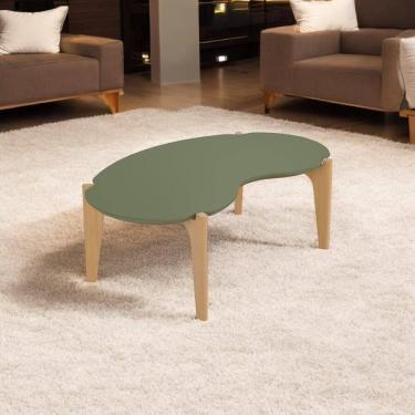 Imagem de Mesa De Centro Florida 105cm P- Decoração E Utilidades - Verde Floresta-freijo