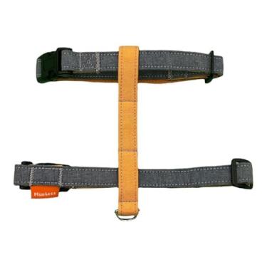 Imagem de MUDLESS Peitoral em forma de H para cães, forte, confortável, respirável e totalmente ajustável (AquaBlaze, G)