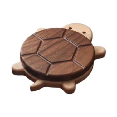 Imagem de MotiveTech Suporte para Bebidas Turtle Coaster Pad, Versátil, Engraçado, Isolante Térmico, Decorativo para Decoração de Casa, Presente, Acessórios Elegantes