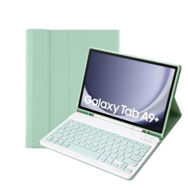 Imagem de Capa de teclado KcoxDCN Slim Candy Colors para Samsung Galaxy Tab A9 P