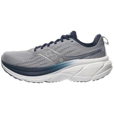 Imagem de Saucony Hurricane 25 Tênis masculino, Pederneira/azul-marinho, 41