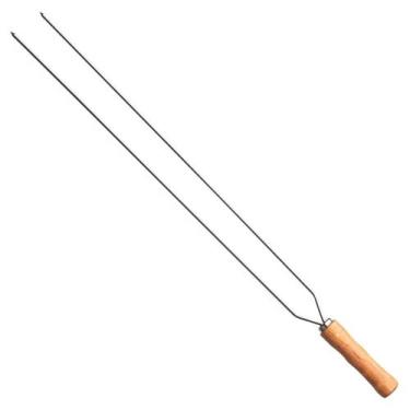 Imagem de Espeto Duplo para Churrasco Tramontina em Aço Inox 65 cm