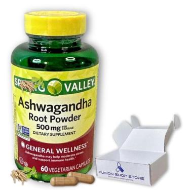 Imagem de Suplemento Fusion Shop Store Ashwagandha 500 mg 60 cápsulas - FUSION S