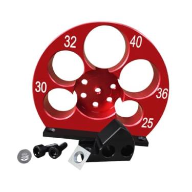 Imagem de IEUDNS Kit de Gabarito para Fazer Cavilhas, Barra de Madeira, Ferramenta de Torneamento, Artesanato, Faça Você Mesmo, Cavilha Ajustável com 5 Furos