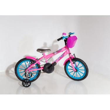 Imagem de Bicicleta aro 16 infantil rosa - vtc bikes