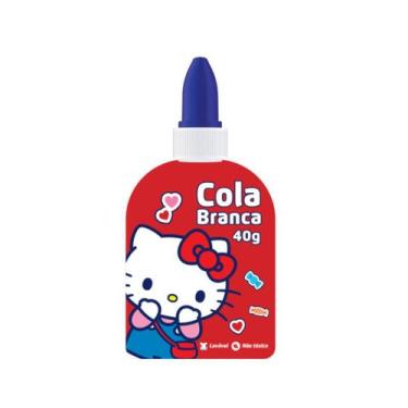 Imagem de Cola Liquída Branca Escolar Hello Kitty - Leonora, Roxo